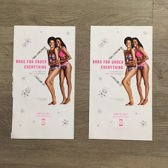 Victoria’s Secret VS PINK Display Rare Collectable Holiday Sticker Sheets - Picture 4 of 6